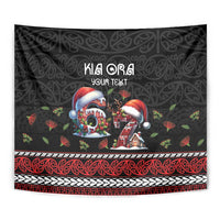 Aotearoa Six Seven Personalized Tapestry New Zealand Funny Christmas LT9 - Polynesian Pride