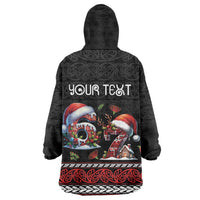 Aotearoa Six Seven Personalized Wearable Blanket Hoodie New Zealand Funny Christmas - Polynesian Pride