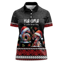 Aotearoa Six Seven Personalized Women Polo Shirt New Zealand Funny Christmas - Polynesian Pride