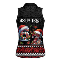 Aotearoa Six Seven Personalized Women Sleeveless Polo Shirt New Zealand Funny Christmas LT9 - Polynesian Pride