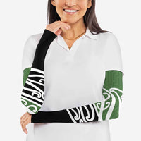 Green Fern New Zealand Kowhai Ngutukak Arm Sleeves - Polynesian Pride