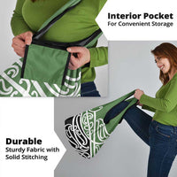 Green Fern New Zealand Kowhai Ngutukak Grocery Bag - Polynesian Pride