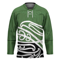 Green Fern New Zealand Kowhai Ngutukak Hockey Jersey LT9 Unisex Green - Polynesian Pride