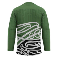 Green Fern New Zealand Kowhai Ngutukak Hockey Jersey LT9 - Polynesian Pride