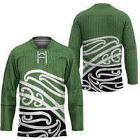 Green Fern New Zealand Kowhai Ngutukak Hockey Jersey LT9 - Polynesian Pride