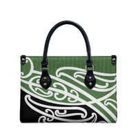 Green Fern New Zealand Kowhai Ngutukak Leather Bag - Polynesian Pride