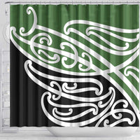 Green Fern New Zealand Kowhai Ngutukak Shower Curtain - Polynesian Pride