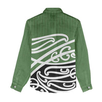 Green Fern New Zealand Kowhai Ngutukak Women Casual Shirt - Polynesian Pride