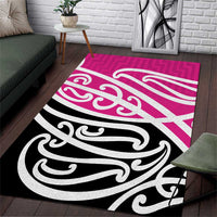 All Pink New Zealand Kowhai Ngutukak Area Rug LT9 Pink - Polynesian Pride