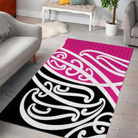 All Pink New Zealand Kowhai Ngutukak Area Rug LT9 - Polynesian Pride