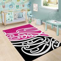 All Pink New Zealand Kowhai Ngutukak Area Rug LT9 - Polynesian Pride