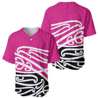 All Pink New Zealand Kowhai Ngutukak Baseball Jersey - Polynesian Pride