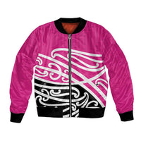 All Pink New Zealand Kowhai Ngutukak Bomber Jacket - Polynesian Pride