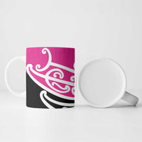 All Pink New Zealand Kowhai Ngutukak Ceramic Mug - Polynesian Pride