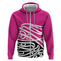 All Pink New Zealand Kowhai Ngutukak Hoodie - Polynesian Pride