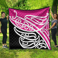 All Pink New Zealand Kowhai Ngutukak Quilt LT9 - Polynesian Pride
