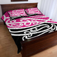 All Pink New Zealand Kowhai Ngutukak Quilt Bed Set - Polynesian Pride