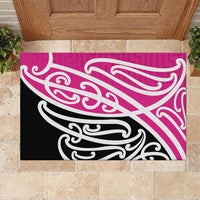 All Pink New Zealand Kowhai Ngutukak Rubber Doormat LT9 Pink - Polynesian Pride
