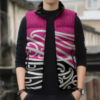 All Pink New Zealand Kowhai Ngutukak Sleeveless Puffer Jacket LT9 - Polynesian Pride