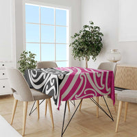 All Pink New Zealand Kowhai Ngutukak Tablecloth - Polynesian Pride