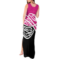 All Pink New Zealand Kowhai Ngutukak Tank Maxi Dress - Polynesian Pride