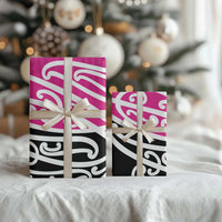 All Pink New Zealand Kowhai Ngutukak Wrapping Paper - Polynesian Pride