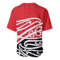 All Red New Zealand Kowhai Ngutukak Baseball Jersey LT9 - Polynesian Pride