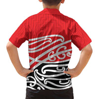 All Red New Zealand Kowhai Ngutukak Family Matching Puletasi and Hawaiian Shirt - Polynesian Pride