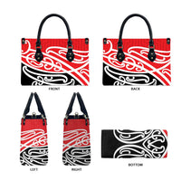 All Red New Zealand Kowhai Ngutukak Leather Bag - Polynesian Pride