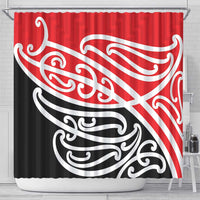 All Red New Zealand Kowhai Ngutukak Shower Curtain LT9 - Polynesian Pride