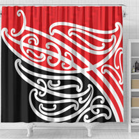 All Red New Zealand Kowhai Ngutukak Shower Curtain LT9 - Polynesian Pride
