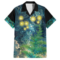 New Zealand Matariki Waipuna-a-rangi Hawaiian Shirt He Roimata o Rangi LT9 Black - Polynesian Pride