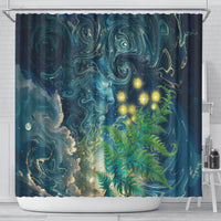 New Zealand Matariki Waipuna-a-rangi Shower Curtain He Roimata o Rangi