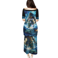 New Zealand Matariki Waita Family Matching Puletasi and Hawaiian Shirt The Way Of The Water