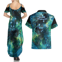 New Zealand Matariki Waiti Couples Matching Summer Maxi Dress and Hawaiian Shirt The Beginnings Of Life LT9 - Polynesian Pride