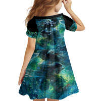 New Zealand Matariki Waiti Kid Short Sleeve Dress The Beginnings Of Life