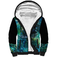New Zealand Matariki Waiti Sherpa Hoodie The Beginnings Of Life LT9 Unisex Black - Polynesian Pride