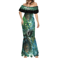 New Zealand Matariki Waiti Mermaid Dress Waimori and The Origin Of Life LT9 - Polynesian Pride