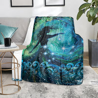 New Zealand Matariki Hiwa-i-te-rangi Blanket Titiro ki nga Whetu Wishing Star