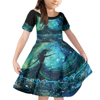 New Zealand Matariki Hiwa-i-te-rangi Family Matching Mermaid Dress and Hawaiian Shirt Titiro ki nga Whetu Wishing Star