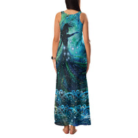New Zealand Matariki Hiwa-i-te-rangi Family Matching Tank Maxi Dress and Hawaiian Shirt Titiro ki nga Whetu Wishing Star