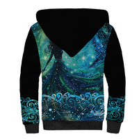 New Zealand Matariki Hiwa-i-te-rangi Sherpa Hoodie Titiro ki nga Whetu Wishing Star