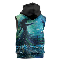 New Zealand Matariki Hiwa-i-te-rangi Sleeveless Zip Hoodie Titiro ki nga Whetu Wishing Star - Polynesian Pride