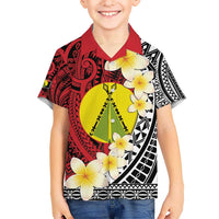 Sigave Chiefdom Wallis and Futuna Personalized Hawaiian Shirt Frangipani Flowers Polynesian Pattern