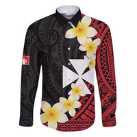 Uvea Chiefdom Wallis and Futuna Personalized Family Matching Puletasi and Hawaiian Shirt Frangipani Flowers Polynesian Pattern