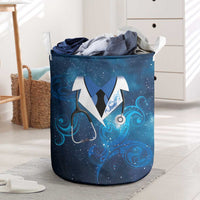 New Zealand Nurses RN Laundry Basket Galaxy Stethoscope Maori Motif LT9 Galaxy - Polynesian Pride