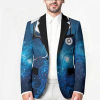 New Zealand Nurses RN Personalised Blazer Galaxy Stethoscope Maori Motif LT9 - Polynesian Pride