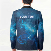 New Zealand Nurses RN Personalised Blazer Galaxy Stethoscope Maori Motif LT9 - Polynesian Pride