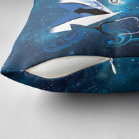 New Zealand Nurses RN Pillow Cover Galaxy Stethoscope Maori Motif