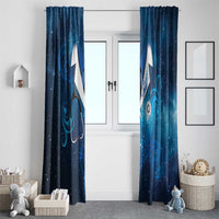 New Zealand Nurses RN Window Curtain Galaxy Stethoscope Maori Motif